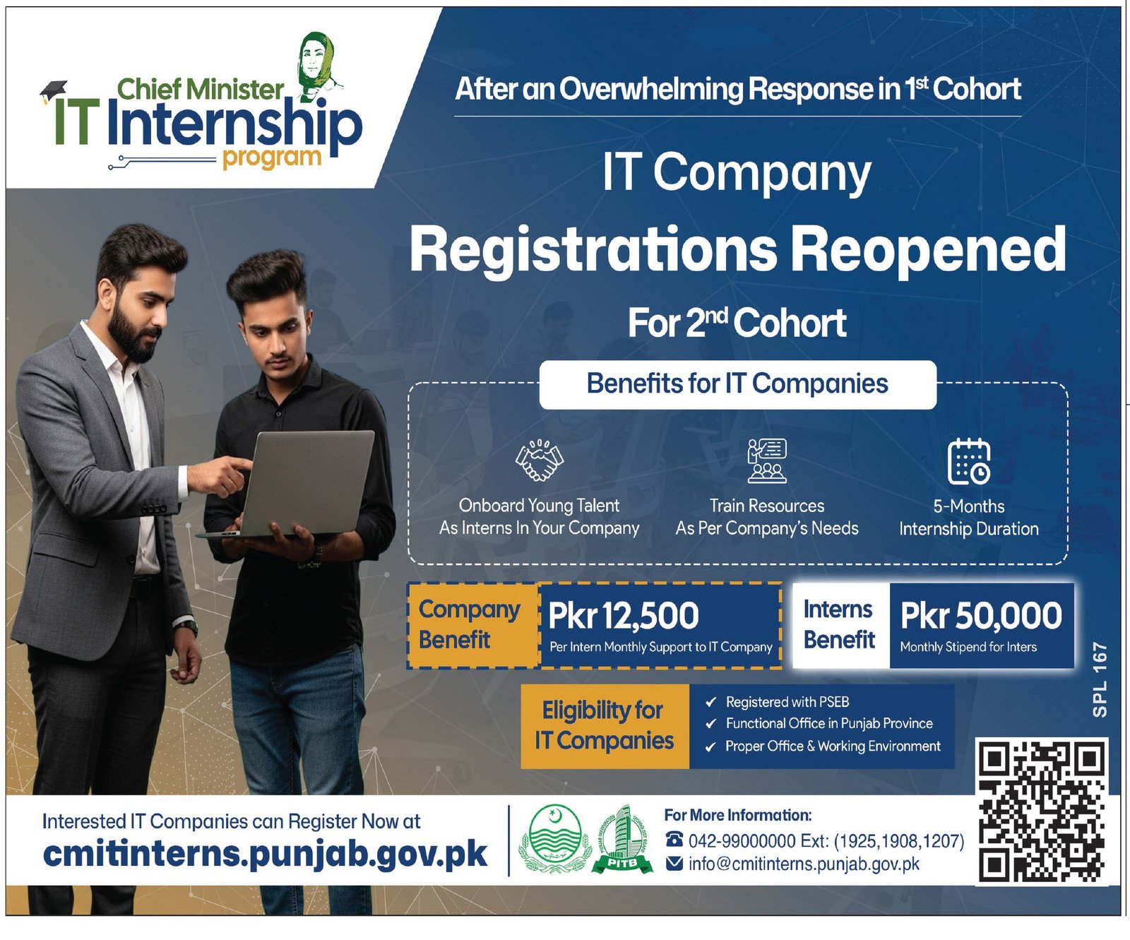 Chief Minister Internship Program At Government Project – Govt of Punjab Jobs 2026 — original advertisement