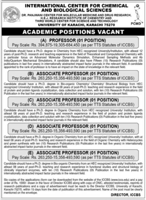 University of Karachi UoK Karachi Jobs 2026 Jobs 2026 — original advertisement