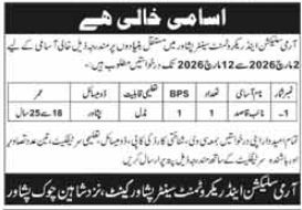 Army Selection & Recruitment Center Peshawar Jobs 2026 – Pakistan Army Jobs 2026 — original advertisement