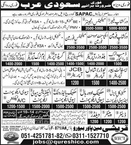 Denter And Painter Jobs in Saudi Arabia 2026 — original advertisement