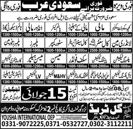 Painting Technician & Carpentry Technician Jobs 2026 — original advertisement