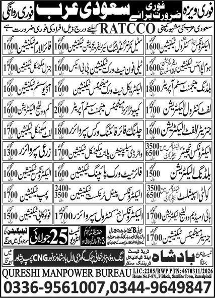 Electronics Engineer & Quality Specialist Jobs 2026 — original advertisement