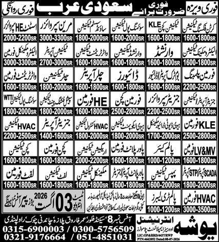 Marine Supervisor & Sound System Technician Jobs 2026 — original advertisement