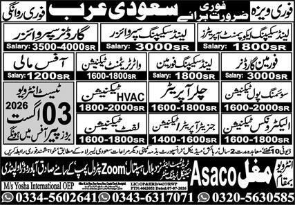 HVAC Technician & Electronics Technician Jobs 2026 — original advertisement